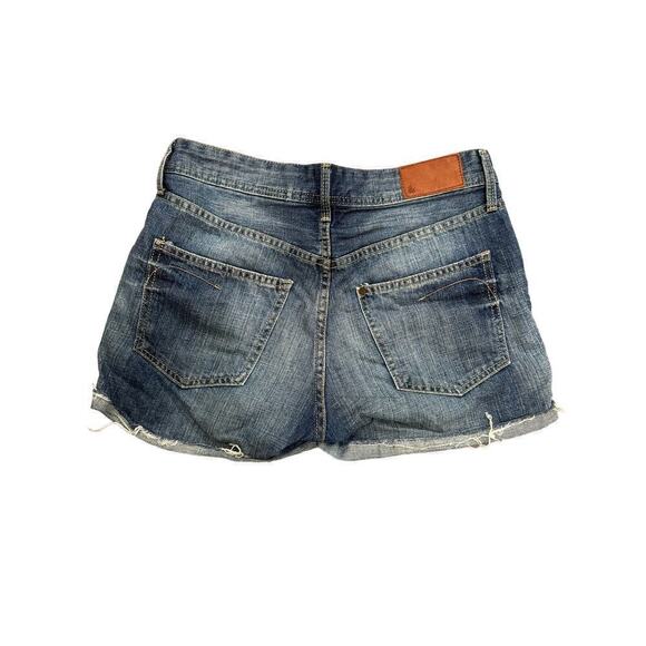 H&M Boyfriend Jean Denim Shorts Size 4 - Picture 2 of 5